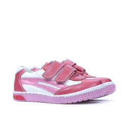 Zapatos para niños pequeños 16c rosa+blanco