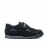Zapatos para niños pequeños 01c negro de terciopelo