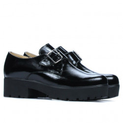 Zapatos casual para mujer 670 charol negro