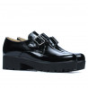Zapatos casual para mujer 670 charol negro