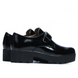 Zapatos casual para mujer 670 charol negro