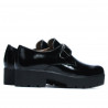 Zapatos casual para mujer 670 charol negro