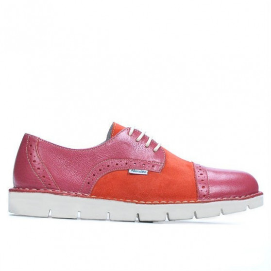 Zapatos casuales de mujer 7001 rosa combinado