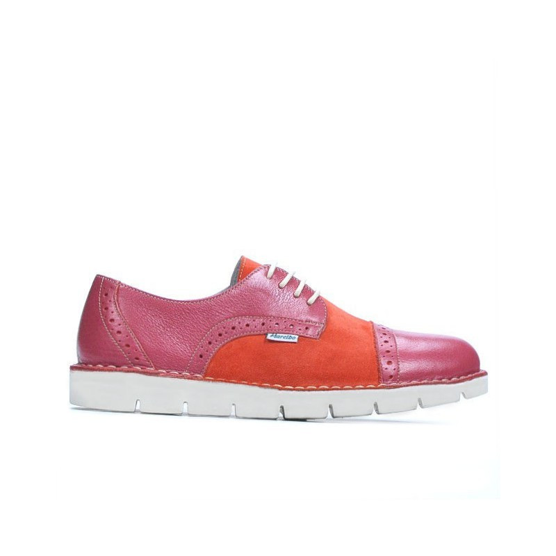 Zapatos casuales de mujer 7001 rosa combinado