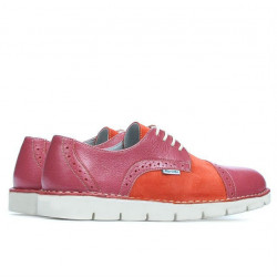 Zapatos casuales de mujer 7001 rosa combinado