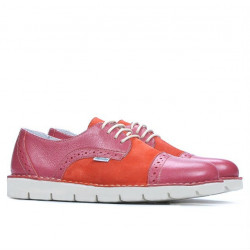 Zapatos casuales de mujer 7001 rosa combinado