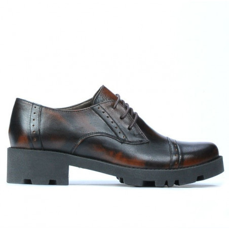 Zapatos casuales mujer 669 a marrón