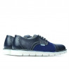 Zapatos casual de mujer 7001 índigo combinado