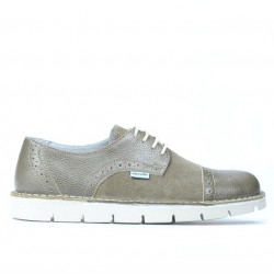 Zapatos casual mujer 7001 arena combinada