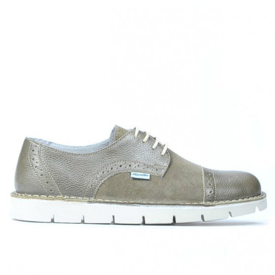Zapatos casual mujer 7001 arena combinada