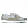Zapatos casual mujer 7001 arena combinada