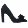 Zapatos elegantes de mujer 1252 antílope negro