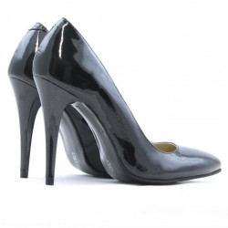 Zapatos elegantes de mujer 1241 charol petróleo nacarado