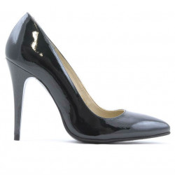 Zapatos elegantes de mujer 1241 charol petróleo nacarado