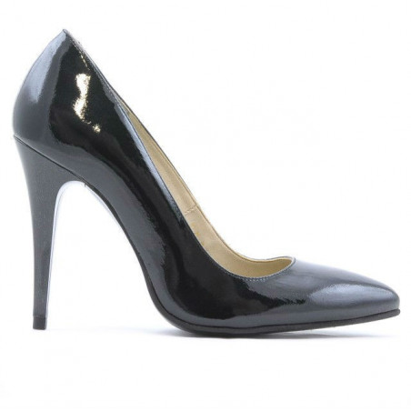 Zapatos elegantes de mujer 1241 charol petróleo nacarado
