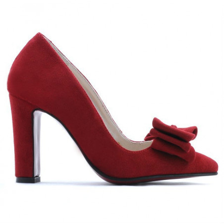 Zapatos elegantes de mujer 1252 rojo antílope