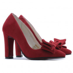 Zapatos elegantes de mujer 1252 rojo antílope
