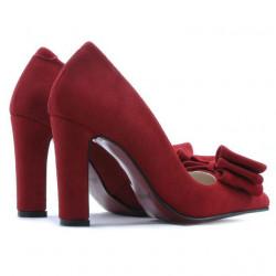 Zapatos elegantes de mujer 1252 rojo antílope