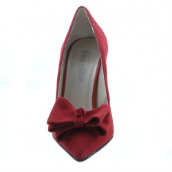 Zapatos elegantes de mujer 1252 rojo antílope