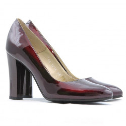 Zapatos elegantes para mujer 1214 charol burdeos01