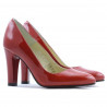 Zapatos elegantes de mujer 1243 charol rojo01