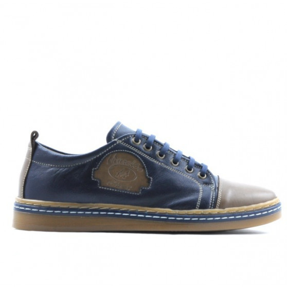 Zapatillas para adolescentes 392 marrón+índigo