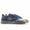 Zapatillas para adolescentes 392 marrón+índigo