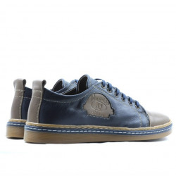 Zapatillas para adolescentes 392 marrón+índigo