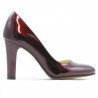 Zapatos elegantes de mujer 1243 charol burdeos01