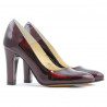 Zapatos elegantes de mujer 1243 charol burdeos01