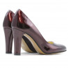 Zapatos elegantes de mujer 1243 charol burdeos01