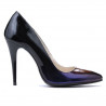 Zapatos elegantes 1241 charol negro+lila (cameleon)