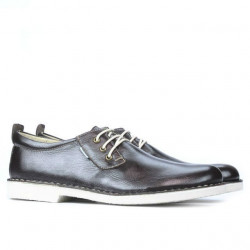 Zapatos casuales para hombres (tallas grandes) 7201m café