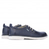 Zapatos casuales para hombres (tallas grandes) 7201m índigo