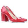 Zapatos elegantes/casuales mujer 1254 charol rojo