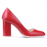 Zapatos elegantes/casuales mujer 1254 charol rojo