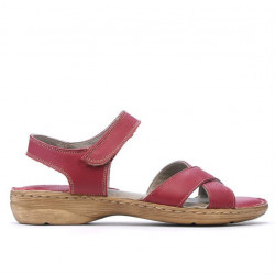 Sandalias dama 502 rojo