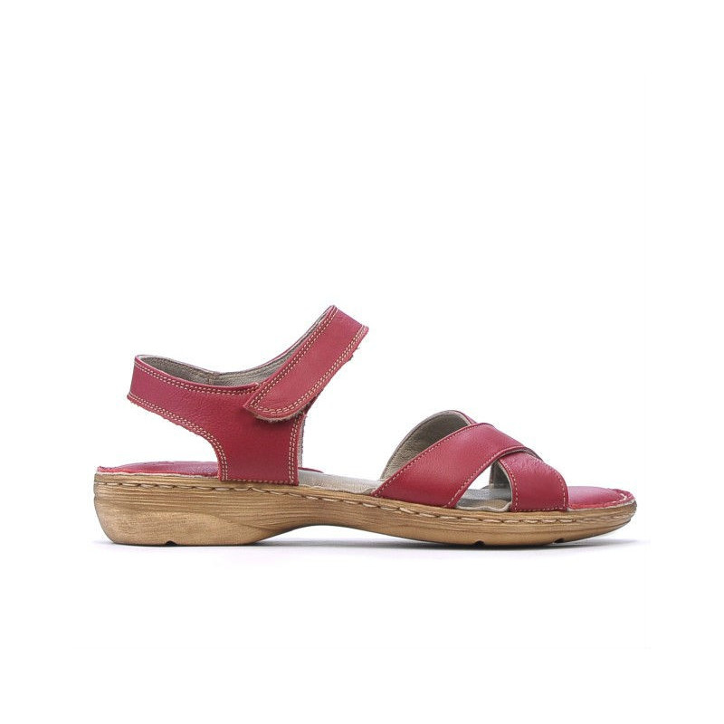 Sandalias dama 502 rojo