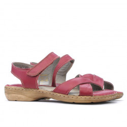 Sandalias dama 502 rojo