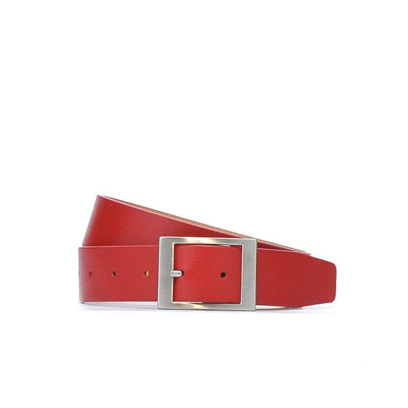 Cinturón de mujer 02m rojo biz