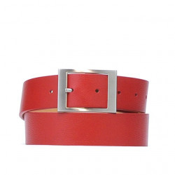 Cinturón de mujer 02m rojo biz