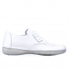 Mocasines de mujer 672m blanco