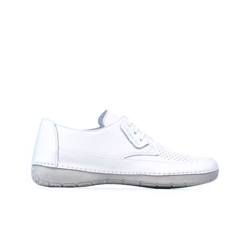 Mocasines de mujer 672m blanco