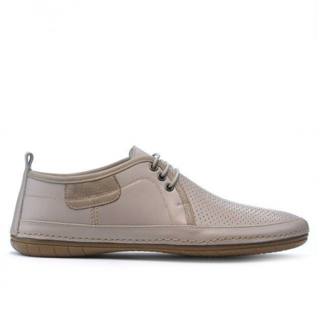 Mocasines hombre 865 beige+arena