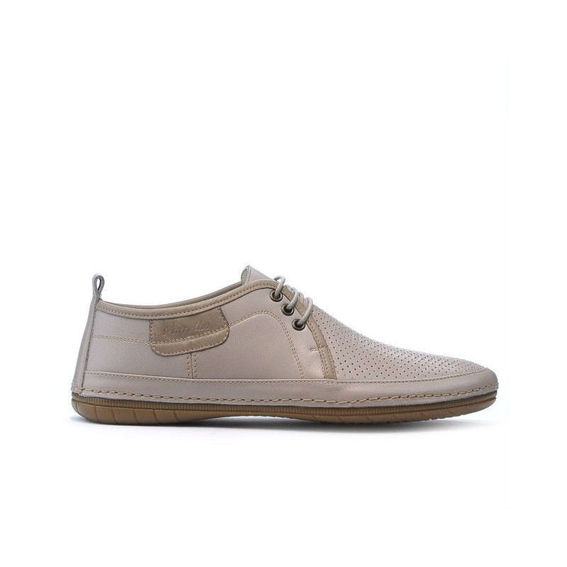Mocasines hombre 865 beige+arena