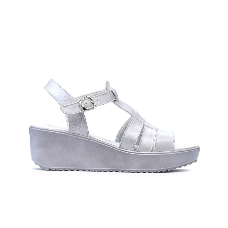 Sandalias de mujer 5023 blanco nacarado