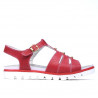 Sandalias de mujer 5032 rojo