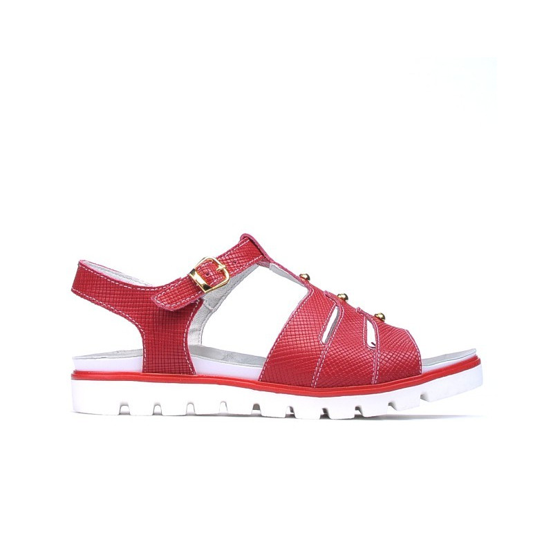 Sandalias de mujer 5032 rojo
