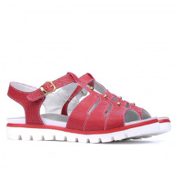 Sandalias de mujer 5032 rojo