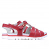 Sandalias de mujer 5032 rojo